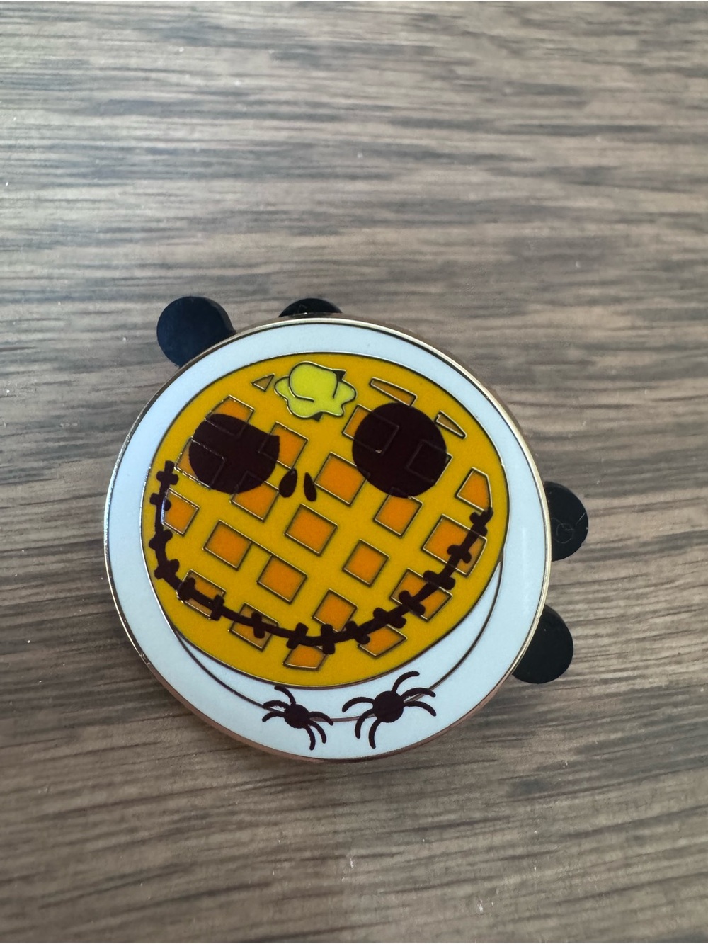 Jack Skellington Nightmare Before Christmas Whimsical Waffle NBC Disney Pin